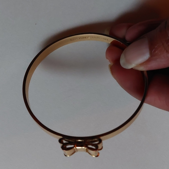 Gold Kate Spade Bow Bracelet - Picture 2 of 5